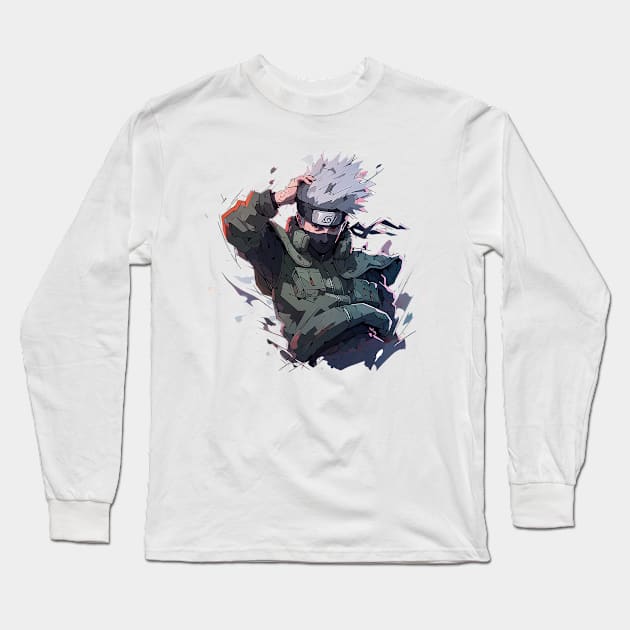 kakashi Long Sleeve T-Shirt by pokermoment